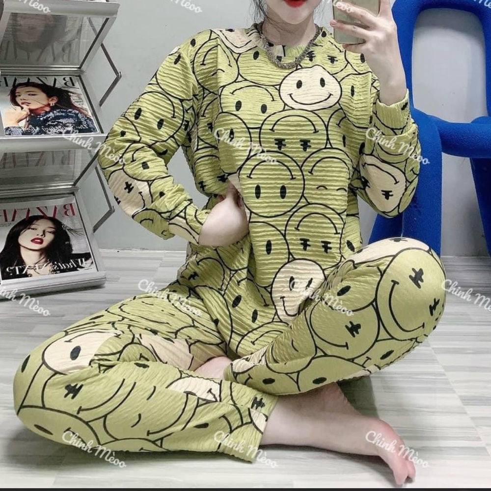 Happy faces pajamas set